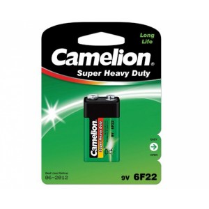 Батарея Camelion Heavy Duty Green Крона (солевая)